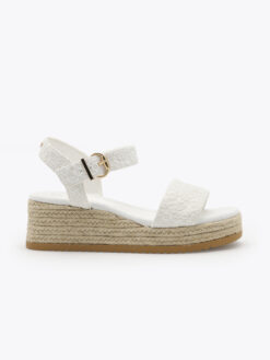 Roberto Rosso Lili Wedge - white lace