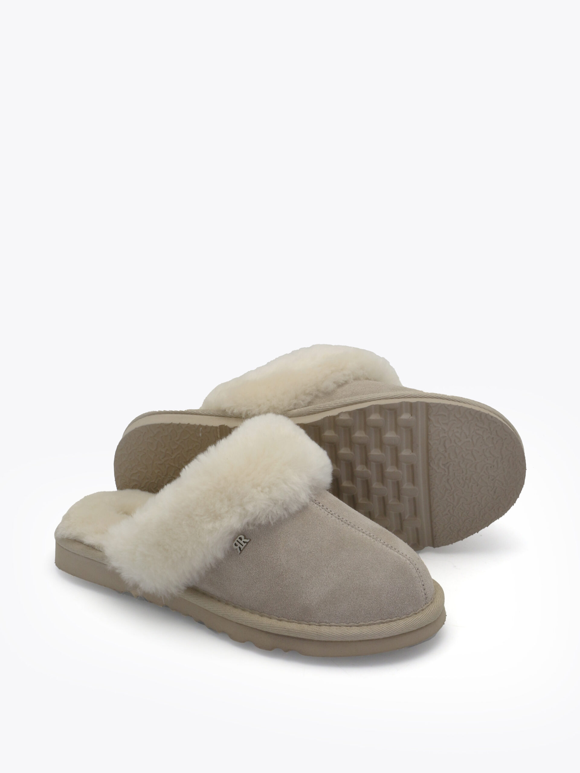 Roberto Rosso Sheepskin slipper - light-grey - Bilde 3