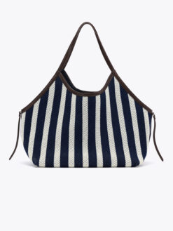 Roberto Rosso Bonbon Beach Bag - navy