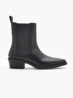 Roberto Rosso Mira Leather Boot - black