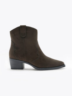 Roberto Rosso Western Boot Low - dark-brown